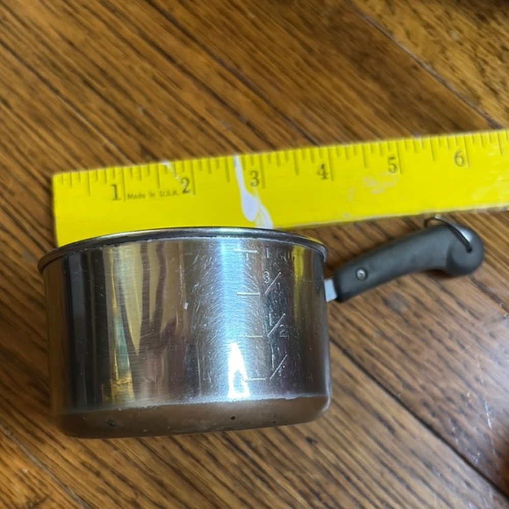 Vintage Revere Ware Measuring Cup with Copper Bottom
